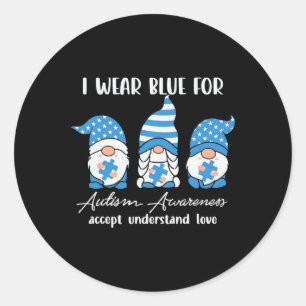 Adesivo Eu Visto Azul Para O Reconhecimento Autismo Entend
