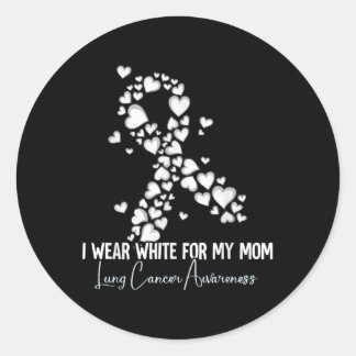 Adesivo Eu Visto Branco Para Minha Mãe Sensibilização Para