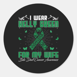 Adesivo Eu Visto Kelly Green Para Minha Esposa Bile Duct C