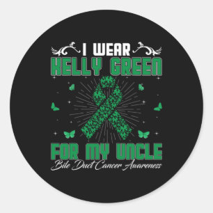Adesivo Eu Visto Kelly Green Para O Meu Tio Bile Duct Canc