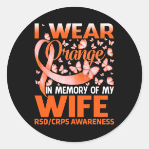 Adesivo Eu Visto Laranja Para A Minha Esposa Sd Crps Consc