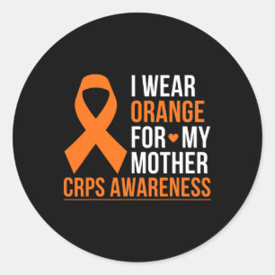 Adesivo Eu Visto Laranja Para A Minha Mãe Rsd Crps Mon De
