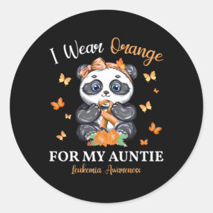 Adesivo Eu Visto Laranja Para A Minha Tia Leucemia Panela