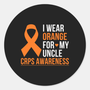 Adesivo Eu Visto Laranja Para O Meu Tio Rsd Crps, Mês De C