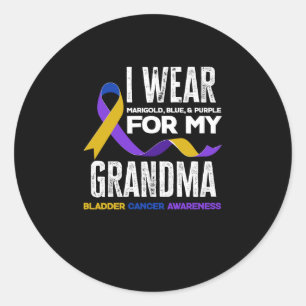 Adesivo Eu Visto Para A Minha Vovó Bladder Cancer Consciên