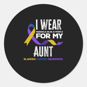 Adesivo Eu Visto Para Minha Tia Bladder Cancer Consciência