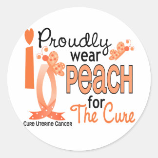 Adesivo Eu Visto Peach Para O Cancer Uterino Cure 27