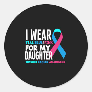 Adesivo Eu Visto Pela Minha Câncer de tiróide Filha