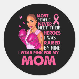 Adesivo Eu Visto Pinks Para Minha Mãe Cancer Sensibilizaçã