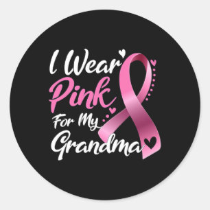 Adesivo Eu Visto Rosa Para A Consciência Do Cancer Da Minh