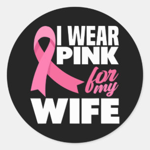 Adesivo Eu Visto Rosa Para A Consciência Do Cancer Da Minh