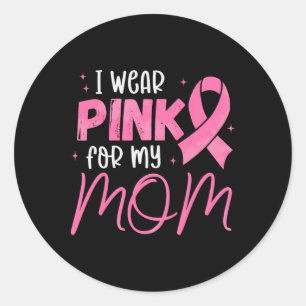 Adesivo Eu Visto Rosa Para A Minha Mãe Cancer De Fita Rosa