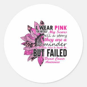 Adesivo Eu Visto Rosa Para Mim Próprio As Minhas Cicatrize