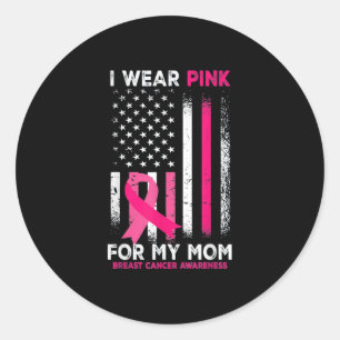 Adesivo Eu Visto Rosa Para O Cancer Da Mamãe