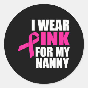 Adesivo Eu Visto Rosa Para O Cancer Da Mamãe