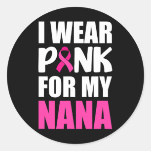 Adesivo Eu Visto Rosa Para O Meu Cancer De Fita Rosa Nana