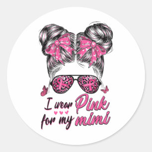 Adesivo Eu Visto Rosa Para O Meu Cancer Mimi Mensageiro