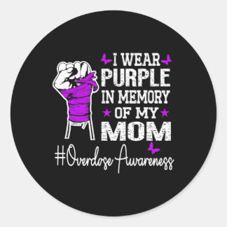 Adesivo Eu Visto Roxo Em Memória Da Minha Mãe Sobredosagem