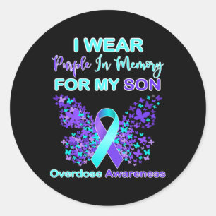 Adesivo Eu Visto Roxo Na Memória Para O Meu Filho Sobredos