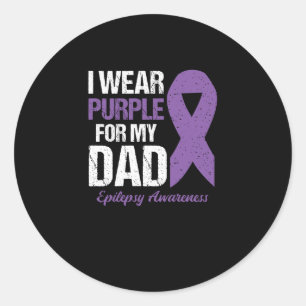 Adesivo Eu Visto Roxo Para A Consciência Da Epilepsia Do P