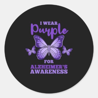 Adesivo Eu Visto Roxo Para A Consciência Dos Alzheimer