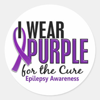 Adesivo Eu Visto Roxo Para A Epilepsia Cura 10