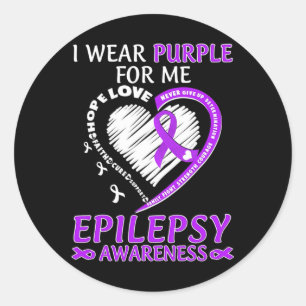 Adesivo Eu Visto Roxo Para Mim Consciência Epilepsia Coste