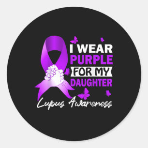 Adesivo Eu Visto Roxo Para Minha Consciência Do Lupus Da F