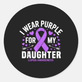 Adesivo Eu Visto Roxo Para Minha Filha Lupus Guerreiro