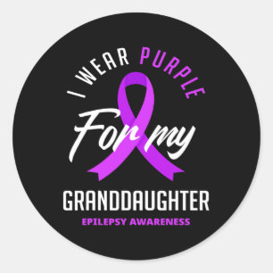 Adesivo Eu Visto Roxo Para Minha Neta Epilepsia Awaren