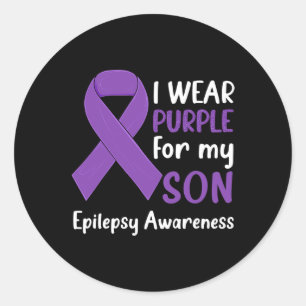 Adesivo Eu Visto Roxo Para O Meu Filho Epilepsia Da Consci