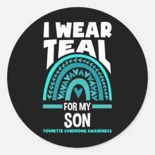 Adesivo Eu Visto Teal Para O Meu Filho Sindroma Tutelar Se