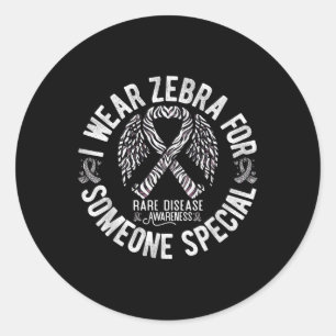Adesivo Eu Visto Zebra Por Alguém Que Tenha Uma Doença Rar