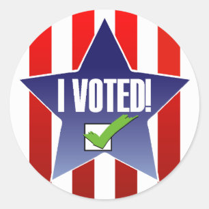 Adesivo Eu votei!