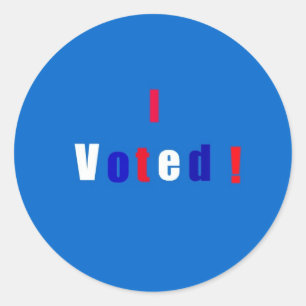 Adesivo Eu votei!