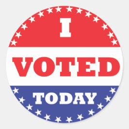 Adesivo Eu Votei Hoje Sticker