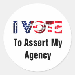 Adesivo Eu Voto Para Avaliar A Minha Agência 2026