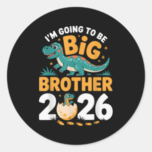 Adesivo Eu vou ser o Big Brother 2026 - Gravidez Dino