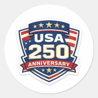 Adesivo EUA 250 Aniversário 2026