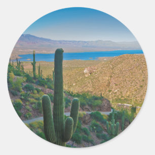 Adesivo EUA, Arizona. Vista da Entrada para Tonto