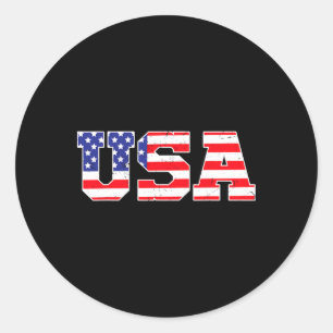 Adesivo Eua - Bandeira Americana Patriótica 4 De Julho
