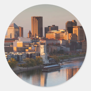 Adesivo EUA, Minnesota, Minneapolis, Rua. Paul 3