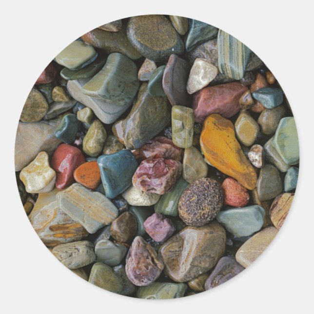 Adesivo EUA, Montana, Glacier National Park, Stones (Frente)