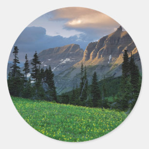 Adesivo EUA, Montana, Parque Nacional Glacier, Logan Pass
