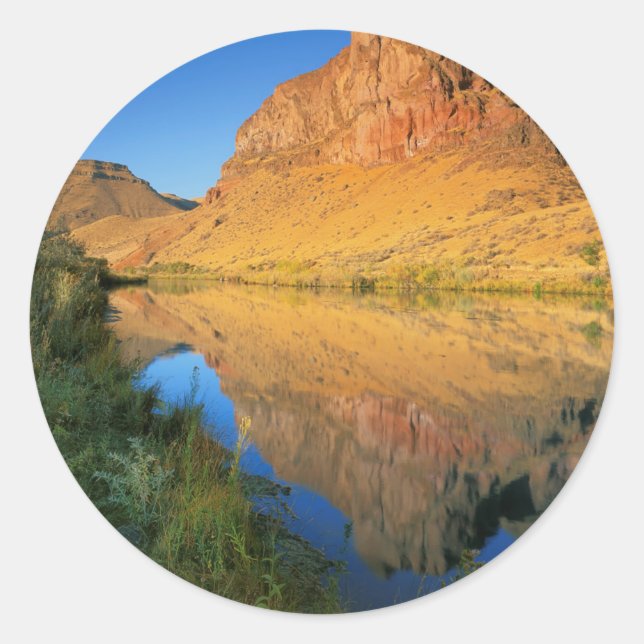 Adesivo EUA, Oregon, Canyon do Rio Owyhee (Frente)