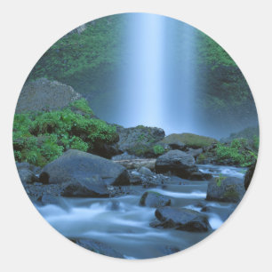 Adesivo EUA, Oregon, Columbia Gorge, Latourell Falls