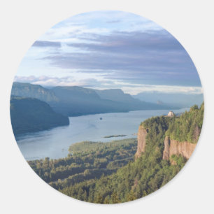Adesivo EUA, Oregon, Columbia River Gorge, Vista House