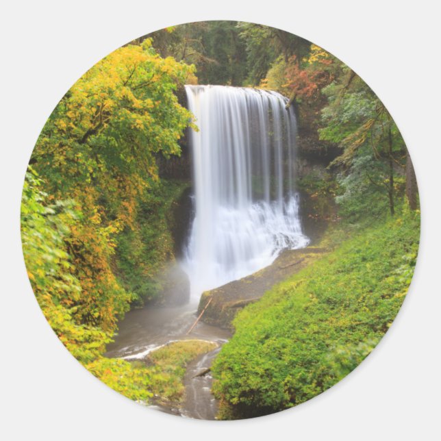 Adesivo EUA, Oregon, Parque Estadual Silver Falls 3 (Frente)