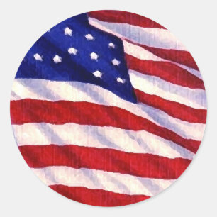 Adesivo EUA - Pop de Articulação de Sinalizador Americano