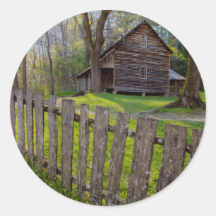 Adesivo EUA, Tennessee, Cabana em Cades Cove